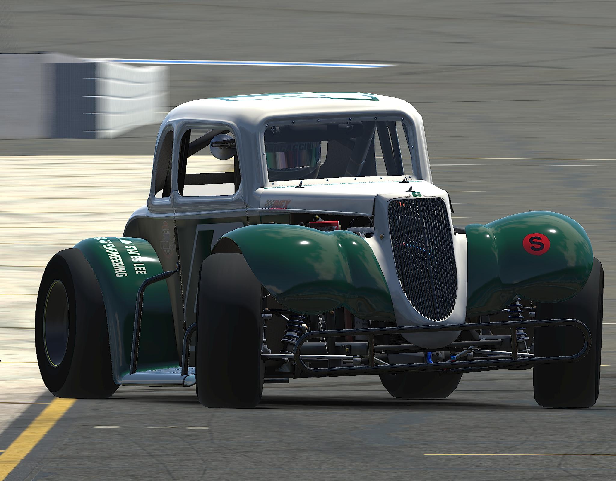 Preview of UNCC 49ers Racing Legend Car by Rocco V Procaccini