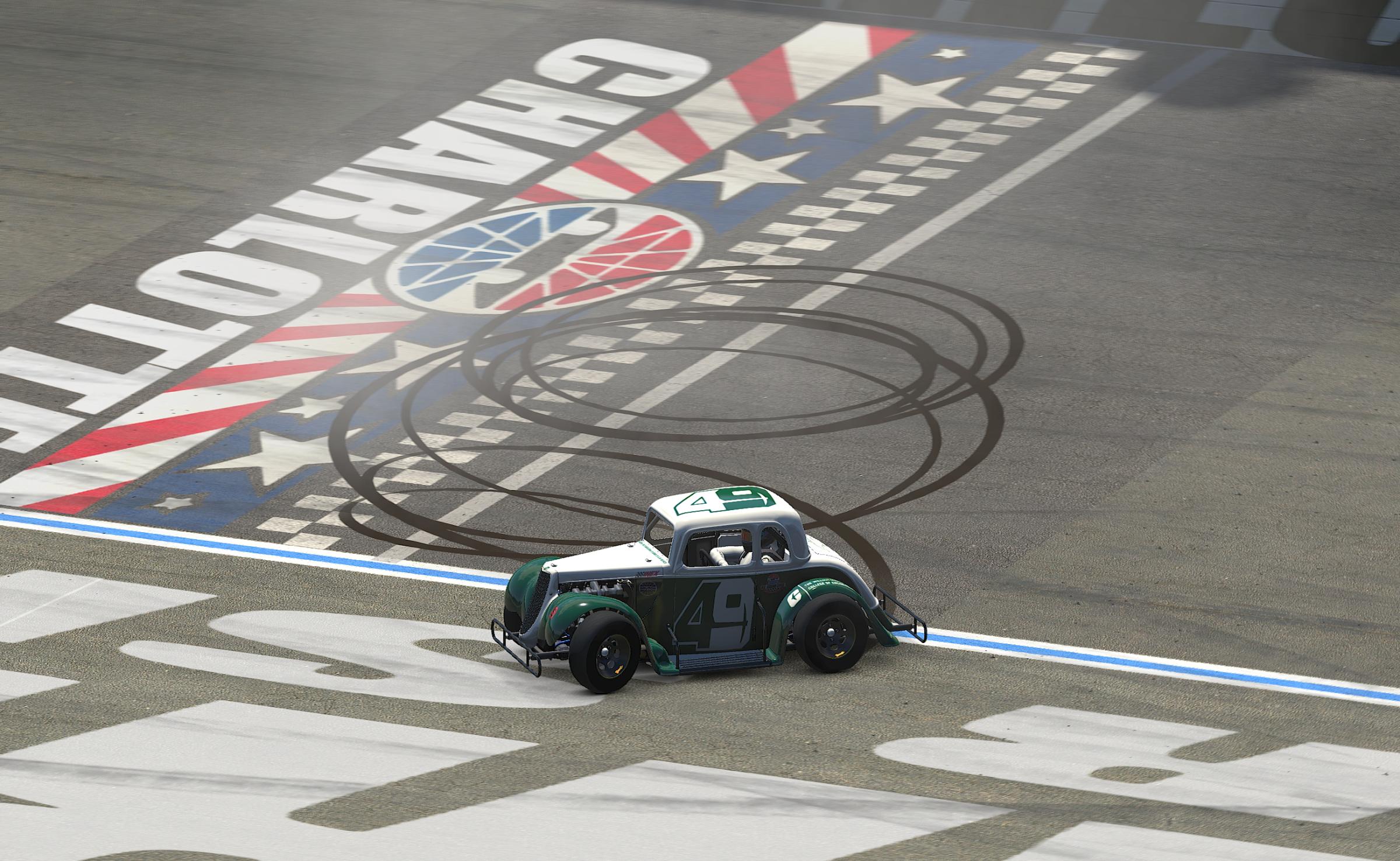 Preview of UNCC 49ers Racing Legend Car by Rocco V Procaccini