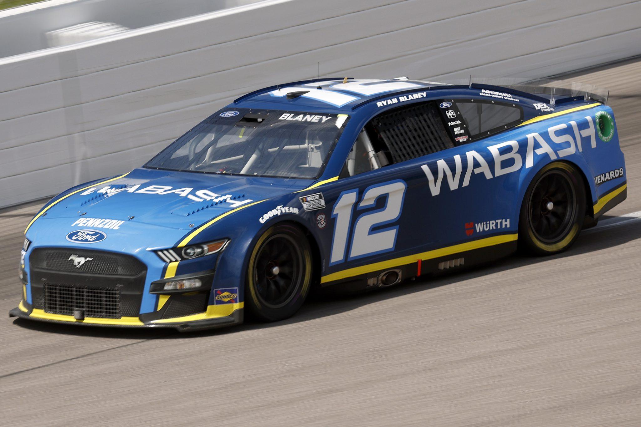 Ryan Blaney Wabash 2022 Custom Number | Nascar Cup Next Gen Mustang by