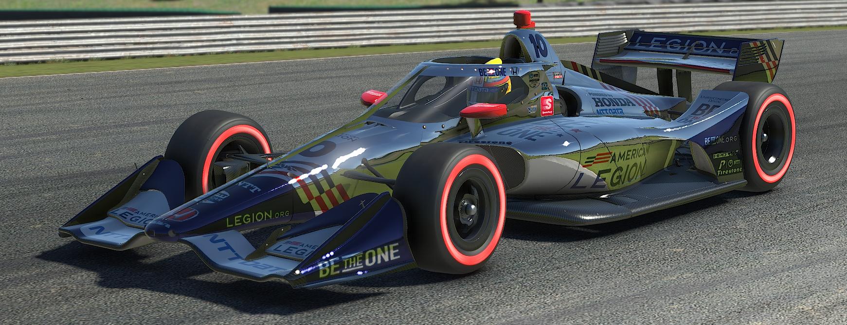 Alex Palou 10 Chip Ganassi Racing American Legion Chrome 2022 by