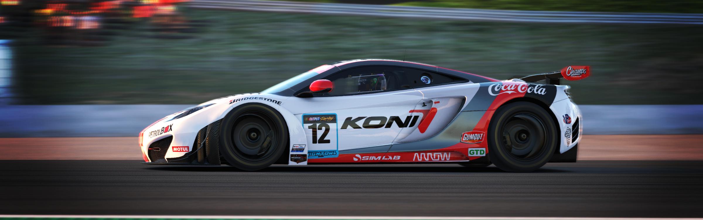 Preview of Koni Powered McLaren MP4 GT3 by Chris Champeau