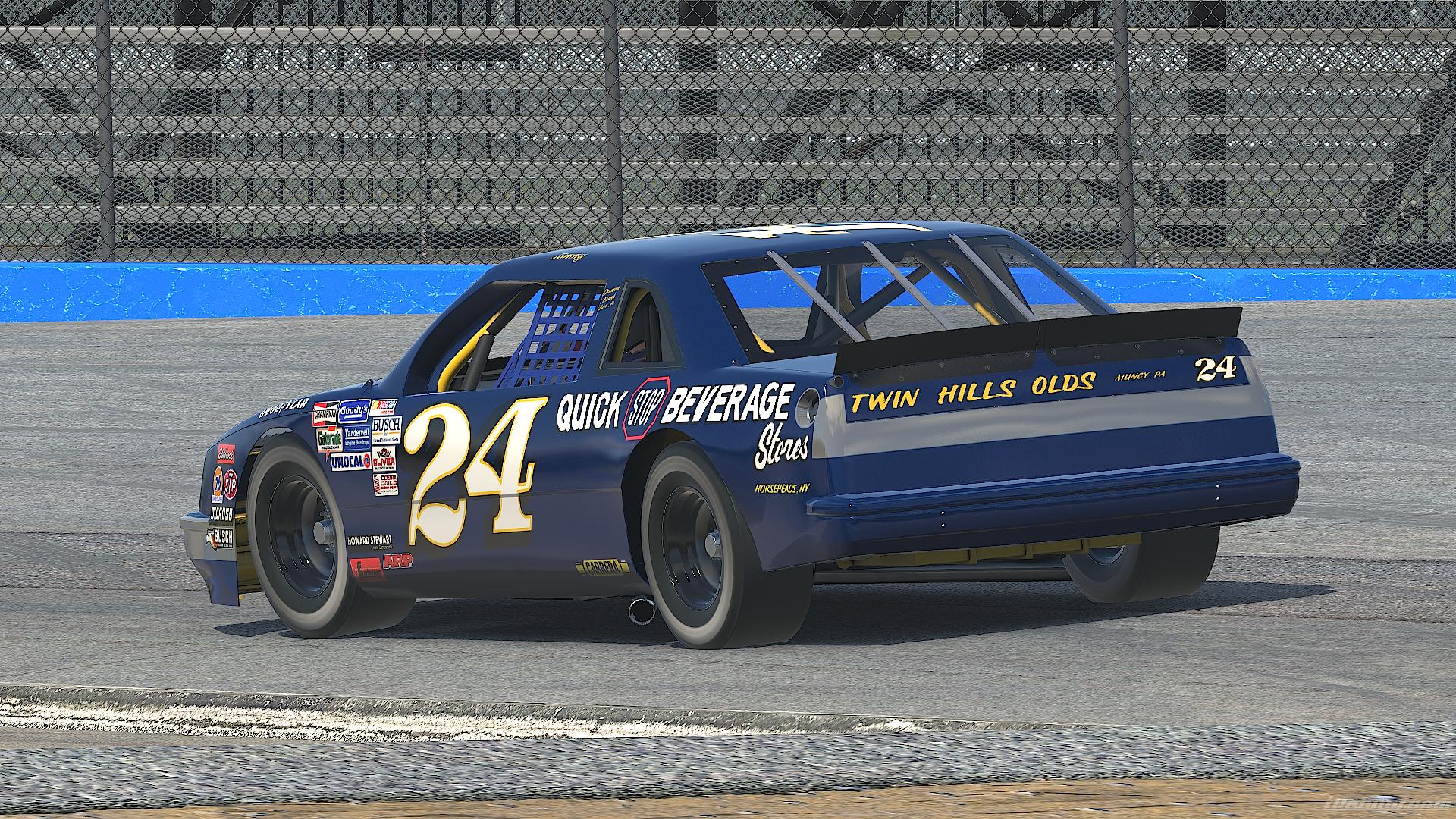 1987 Jimmy Spencer 24 Quick Stop Beverage Olds (Oxford 250) by Jeffrey