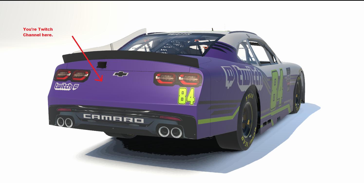 Customize your own Twitch Xfinity Camaro by Mike W. Trading Paints