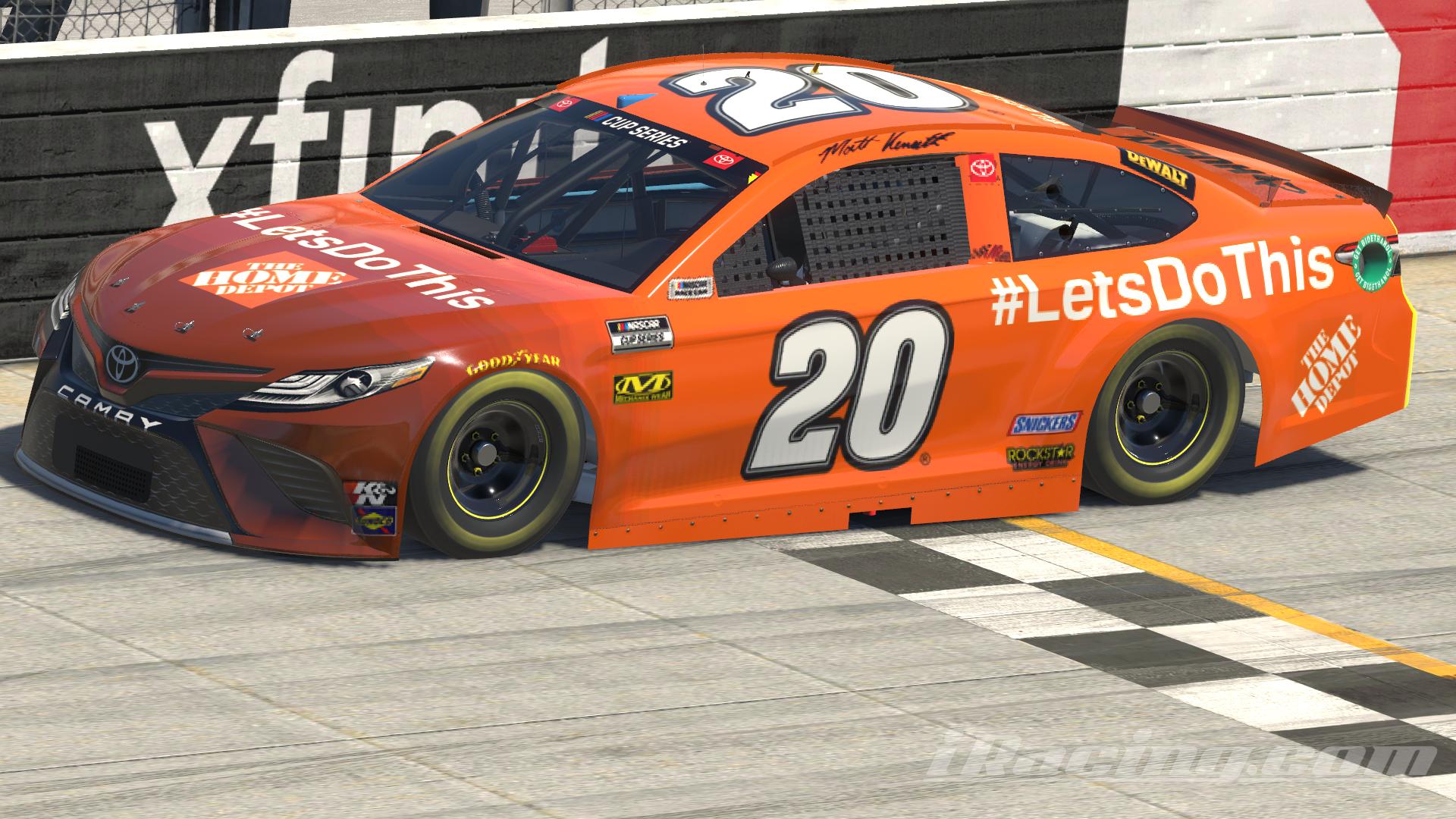 Matt Kenseth 2013 Home Depot Lets Do This Camry Custom Number By car-626981-by-matteo-paoli-trading-paints