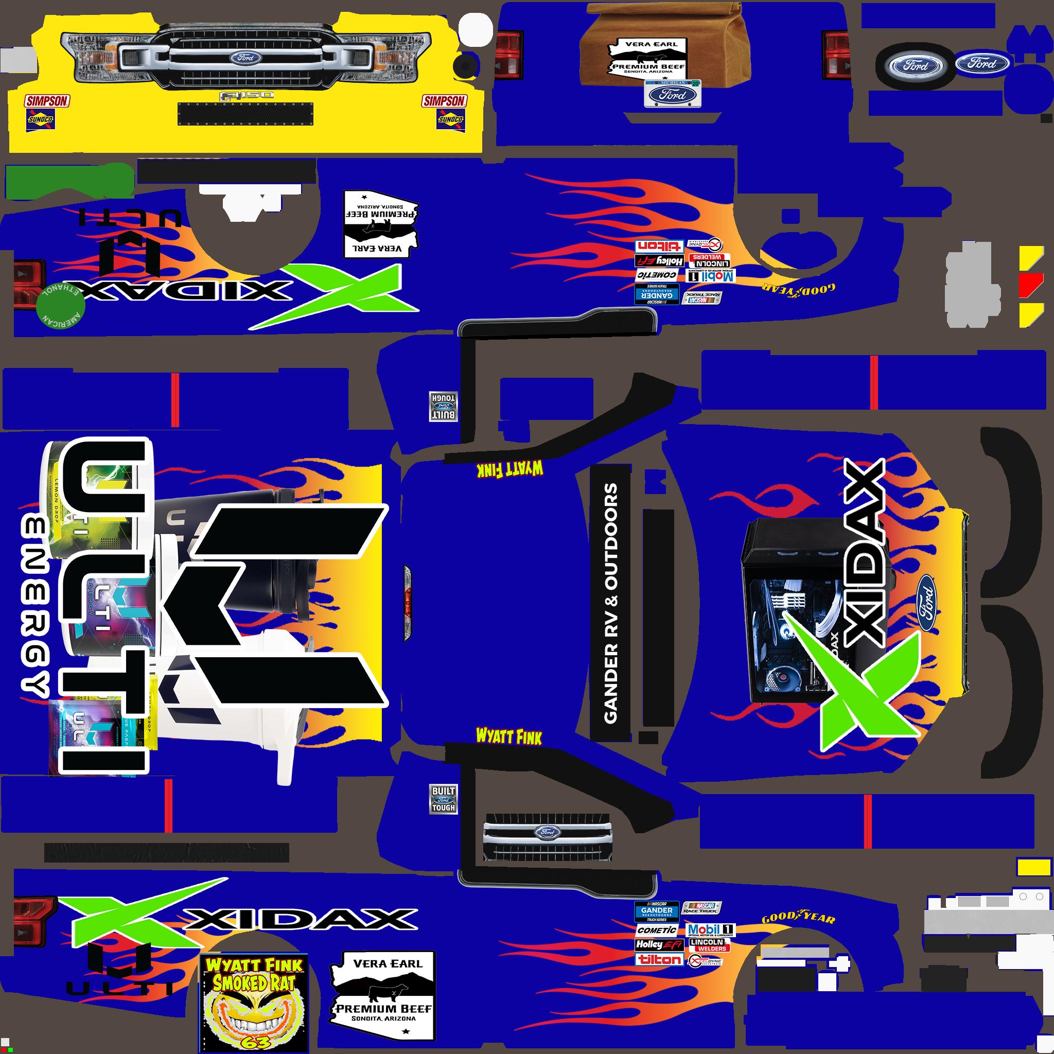 Ford F150 No WTJFXIDAXVER by William Fink Trading Paints