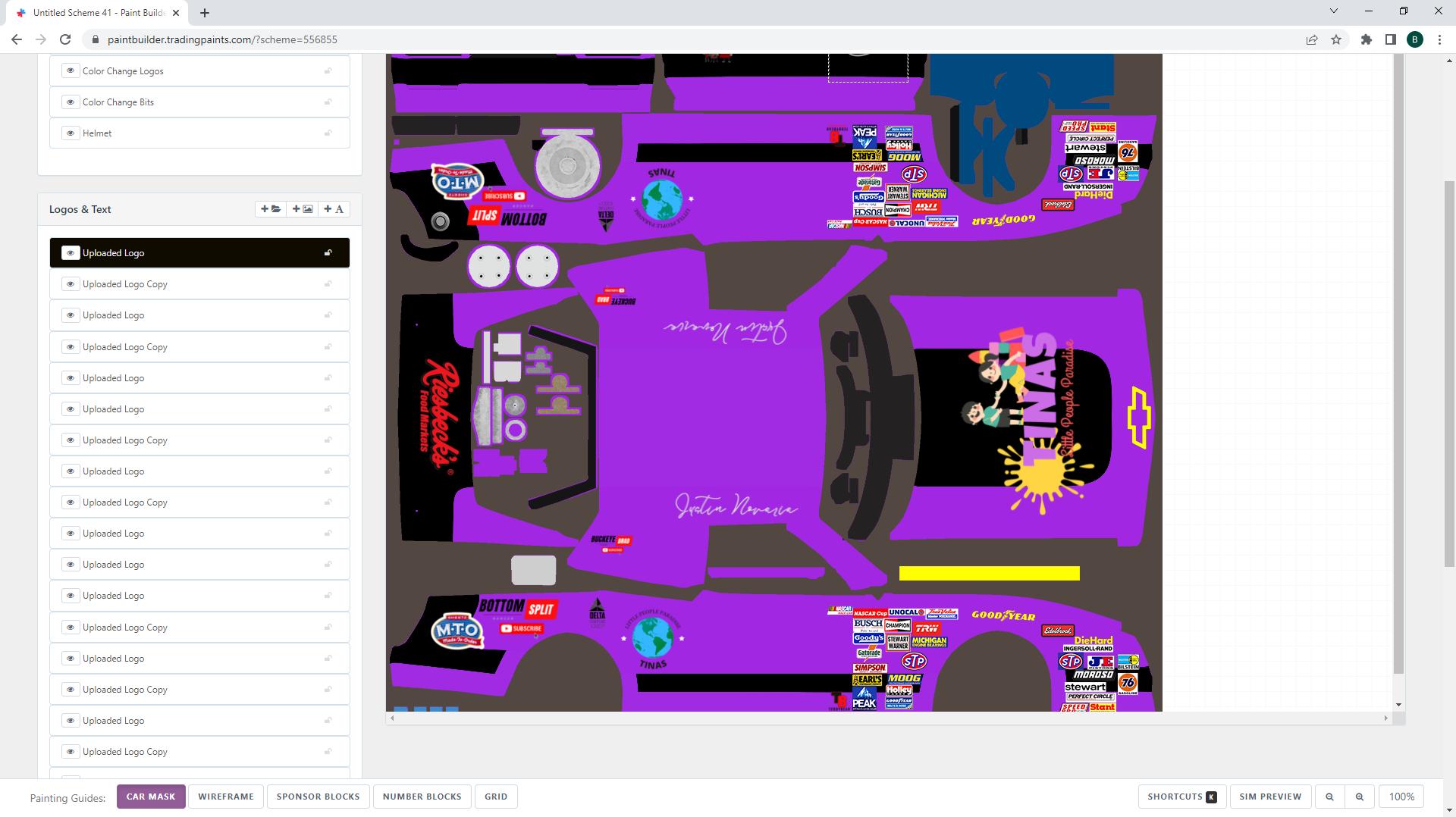 Untitled Scheme 41 by Brad Gillogly Trading Paints