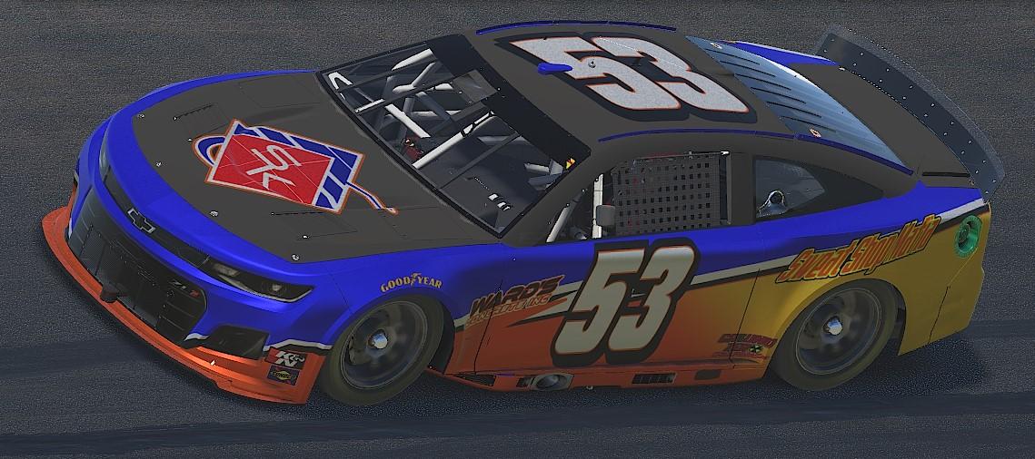 Braeden Ward 53 by Dave Ward Jr. Trading Paints