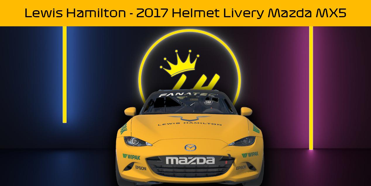 Lewis Hamilton - 2017 Helmet Design Mazda by Liam H. - Trading Paints
