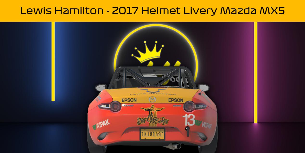 Lewis Hamilton - 2017 Helmet Design Mazda by Liam H. - Trading Paints