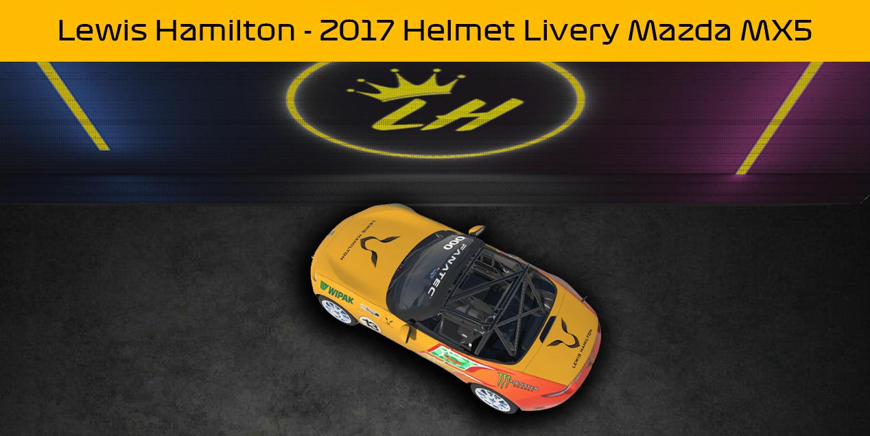 Lewis Hamilton - 2017 Helmet Design Mazda by Liam H. - Trading Paints