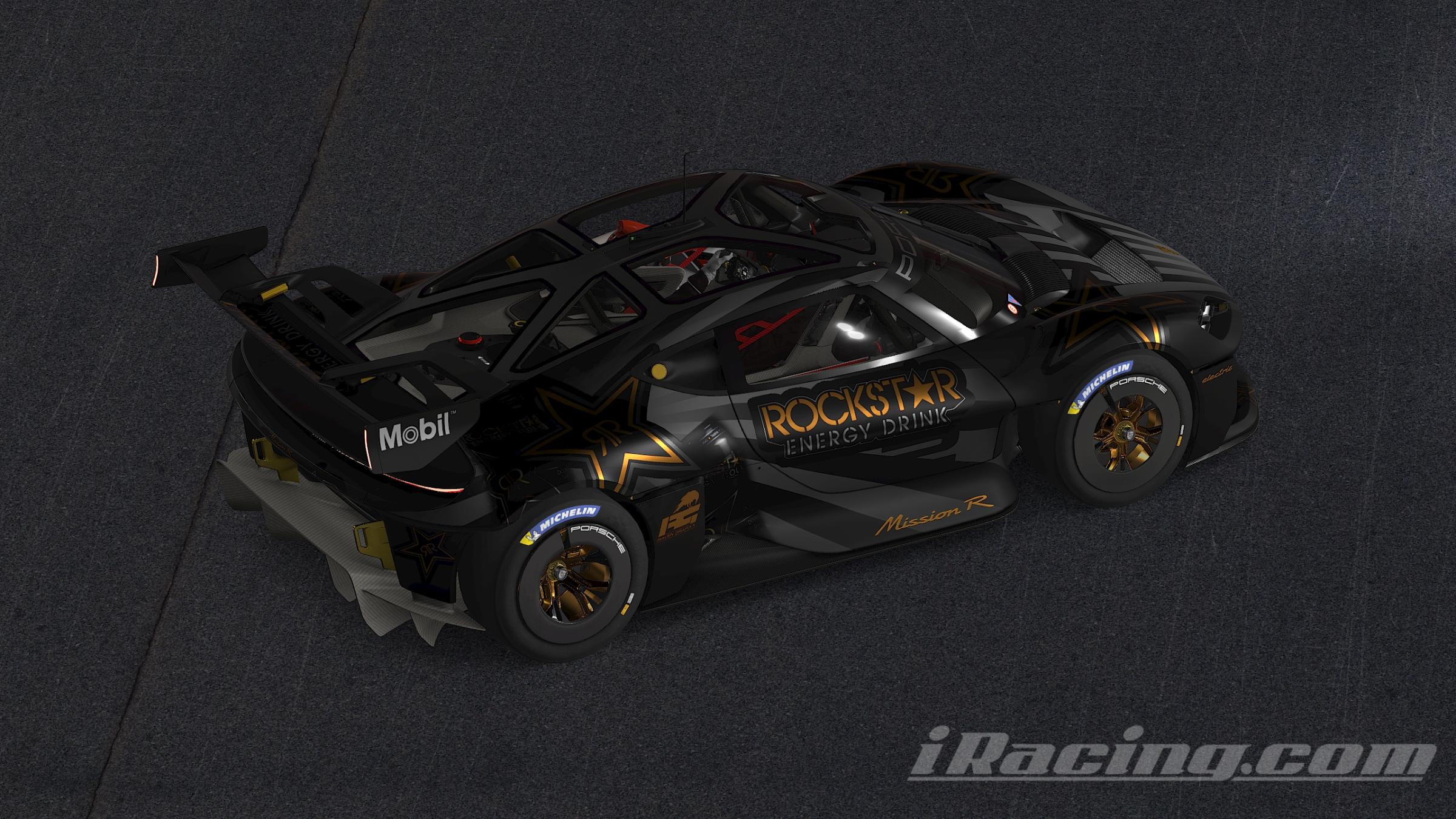 RockStar Porsche Mission R v5B 2022 by Doyle Lowrance - Trading Paints