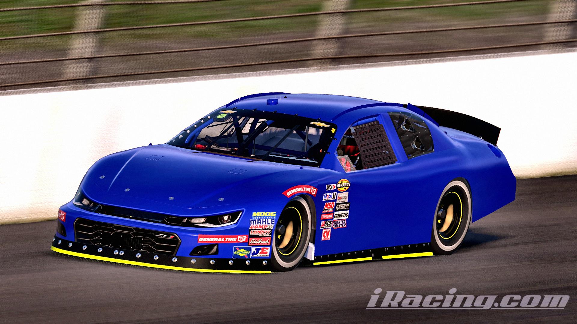 Preview of Blue Chevrolet Camaro (No Number) by Jonah Colbert