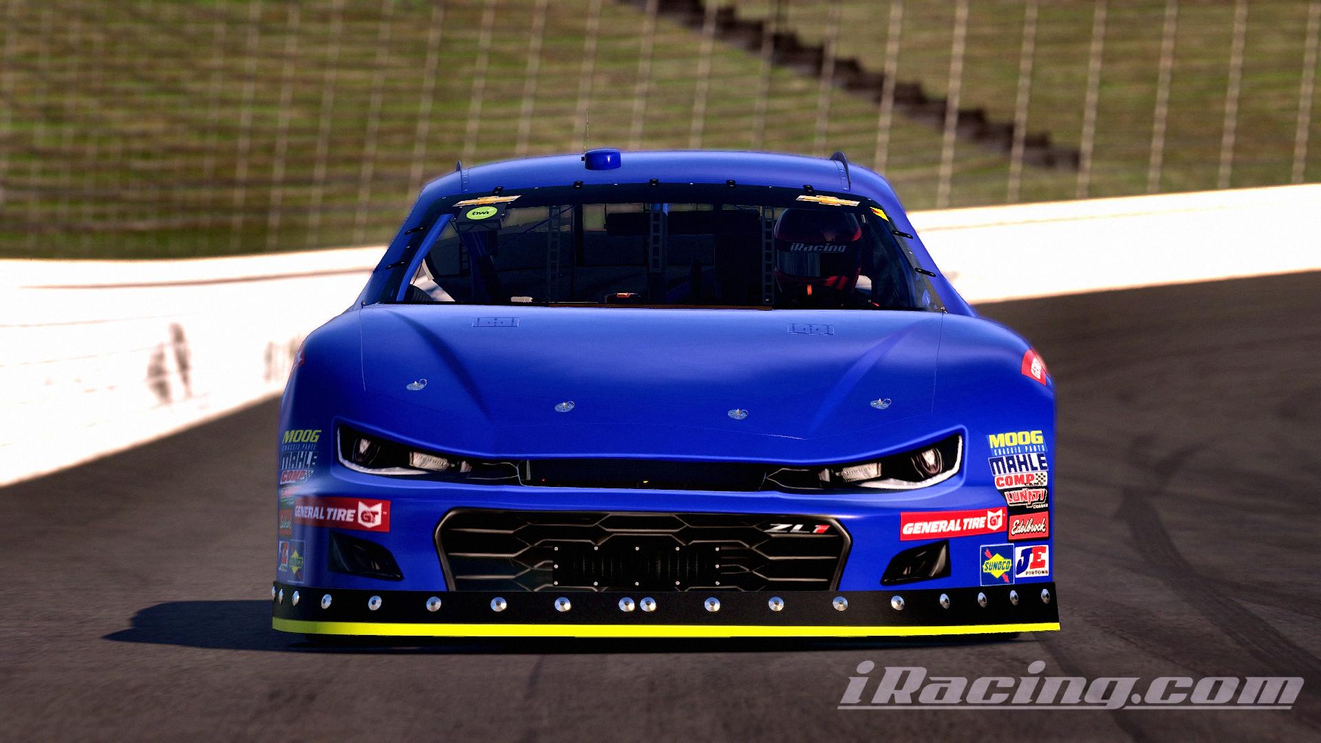 Preview of Blue Chevrolet Camaro (No Number) by Jonah Colbert