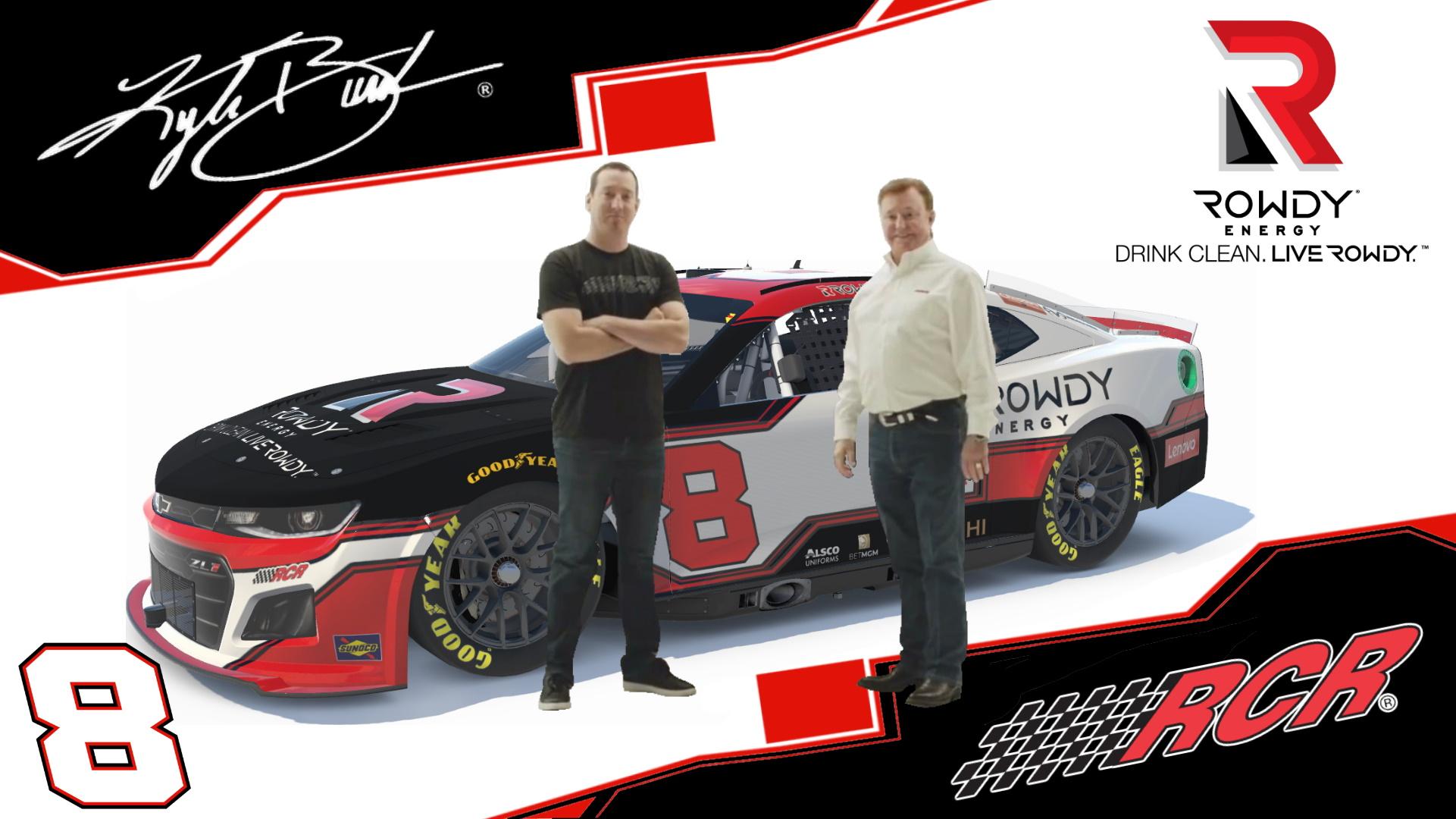 Kyle Busch Rowdy Energy 8 Fantasy by James Broseker Trading Paints