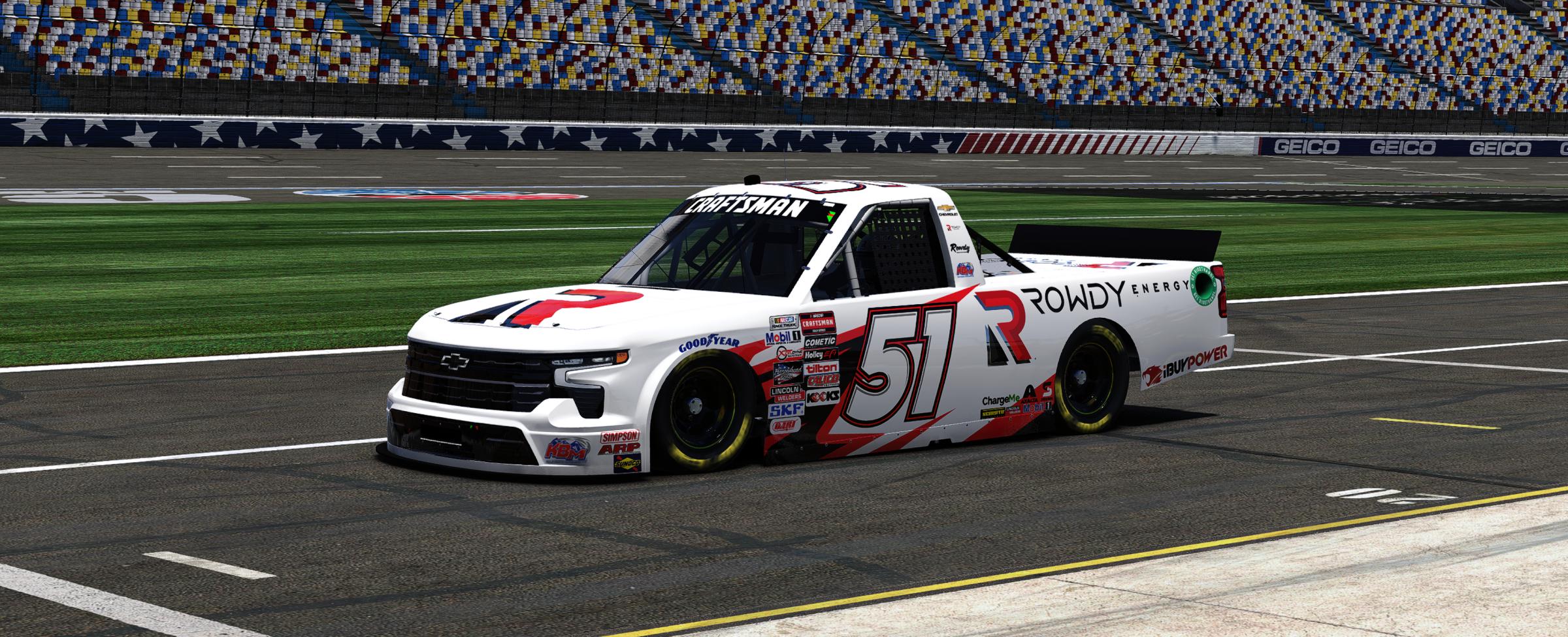 Rowdy Energy Kyle Busch Motorsports 2023 Truck by Ricardo Bernal2