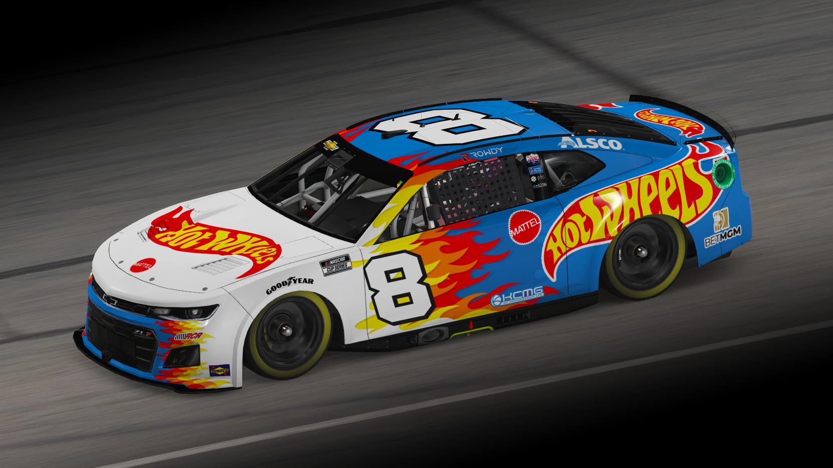 Preview of Kyle Busch 2022 Hot Wheels Camaro Concept (No Number) by Evan Pienta