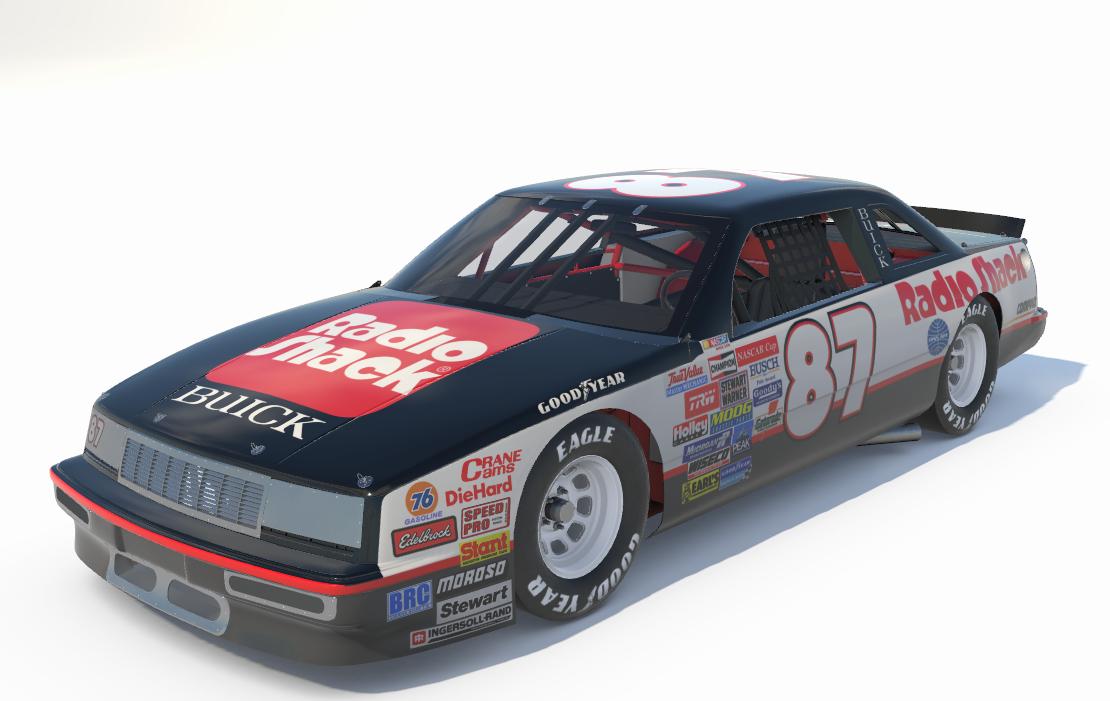 NASCAR 87 Buick Radio Shack by Dave Hernandez Trading Paints
