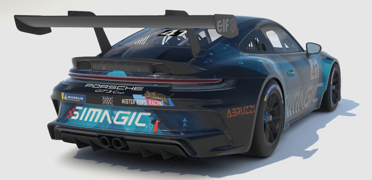 Porsche GT3 Cup Simagic by Jamie McGuiness Trading Paints