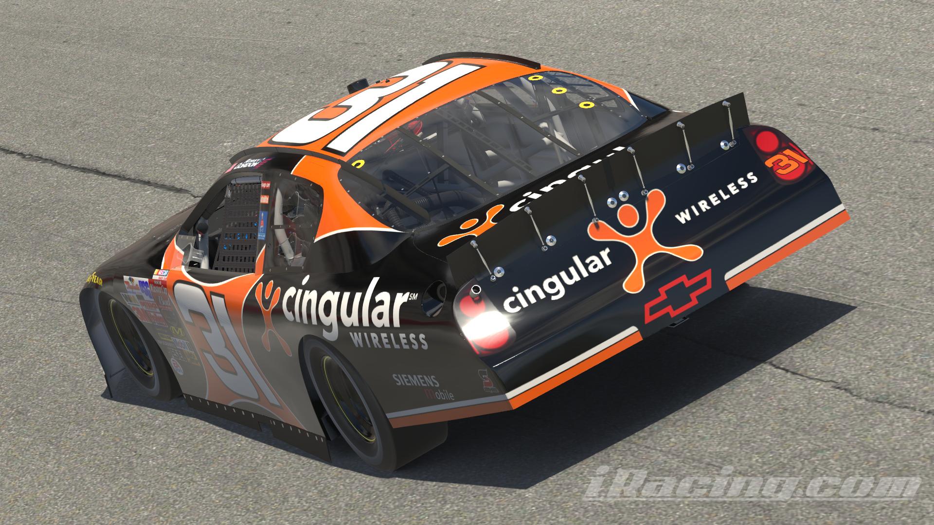 2003 Cingular Wireless Black/Orange ARCA 31 by Ken Huff Trading Paints