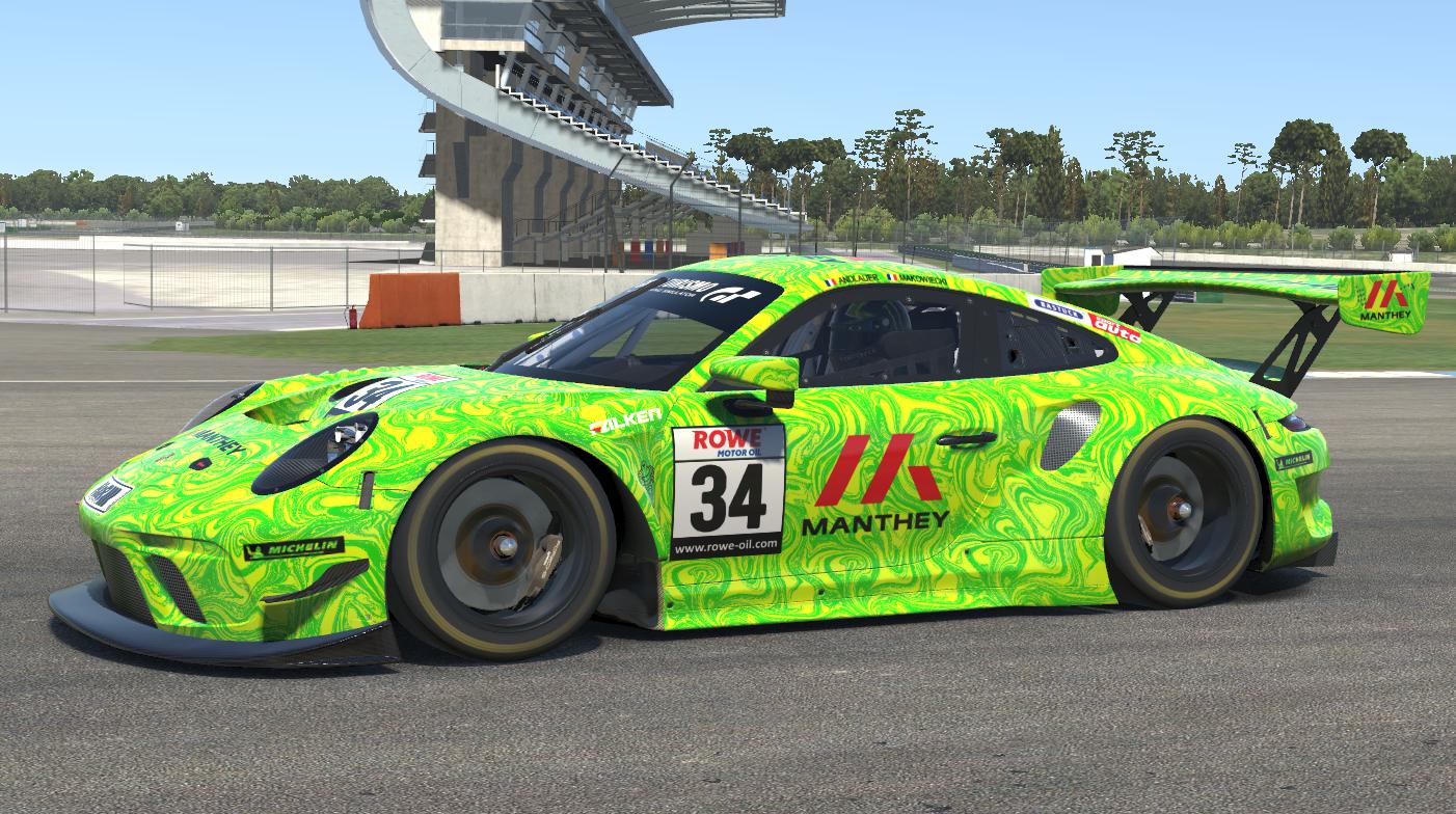 Preview of Porsche 911R GT3 Manthey Racing 2022 NLS 7 grello camo by Hugo Hebert