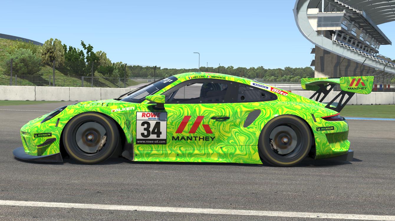 Preview of Porsche 911R GT3 Manthey Racing 2022 NLS 7 grello camo by Hugo Hebert