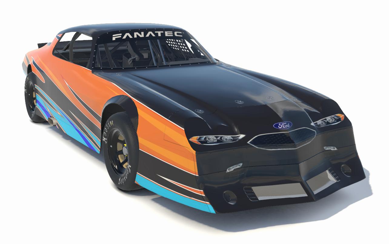 orange and blues streeter by Kris L J. Trading Paints