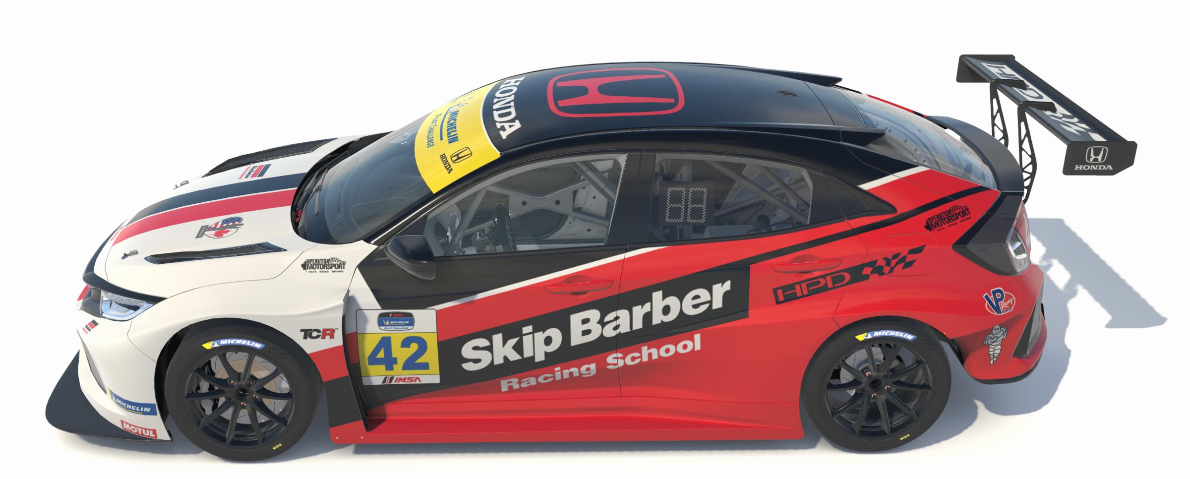 Preview of Skip Barber Racing School IMSA Honda Civic Type R TCR by Patrick Smith12