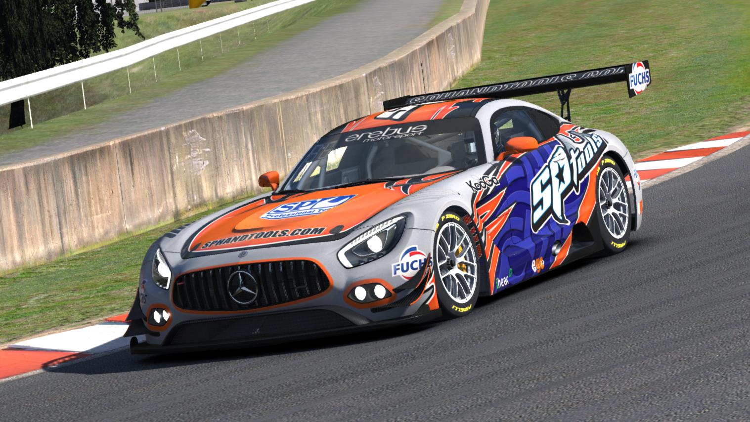 9 SP Tools / Erebus Motorsport Mercedes (V8 Supercar) by Justin S Davis Trading Paints
