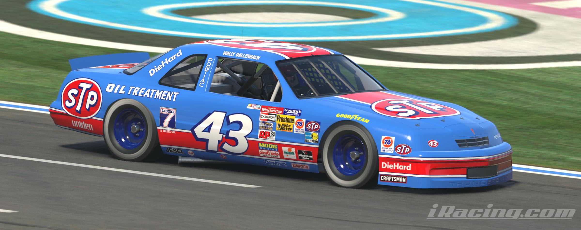 1994 43 Wally Dallenbach, Jr. STP Pontiac Winston Cup by William