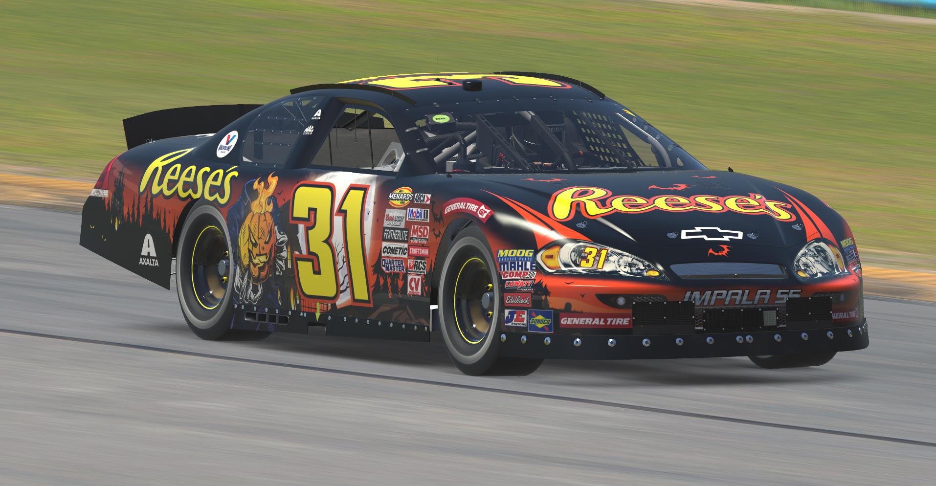 Preview of Halloween 2022 Reeses Headless Horseman ARCA Impala no number by Steve J Cass
