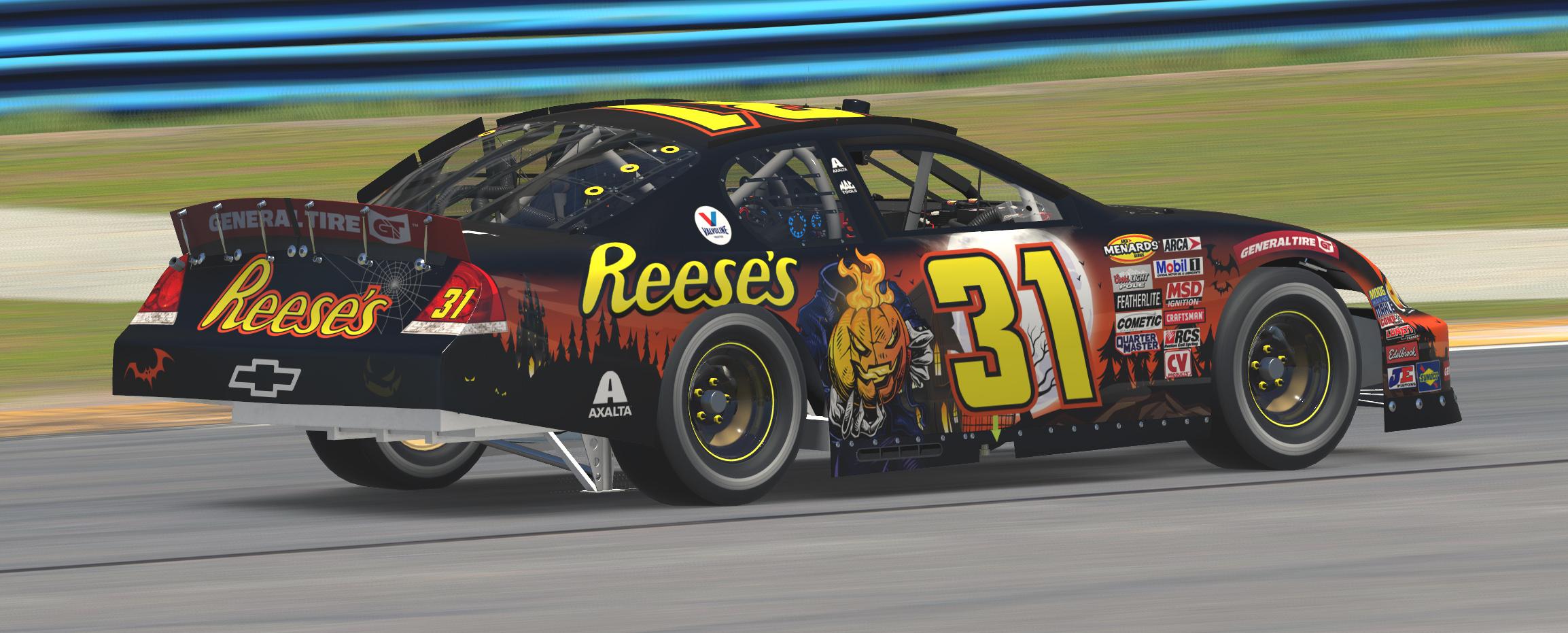 Preview of Halloween 2022 Reeses Headless Horseman ARCA Impala no number by Steve J Cass