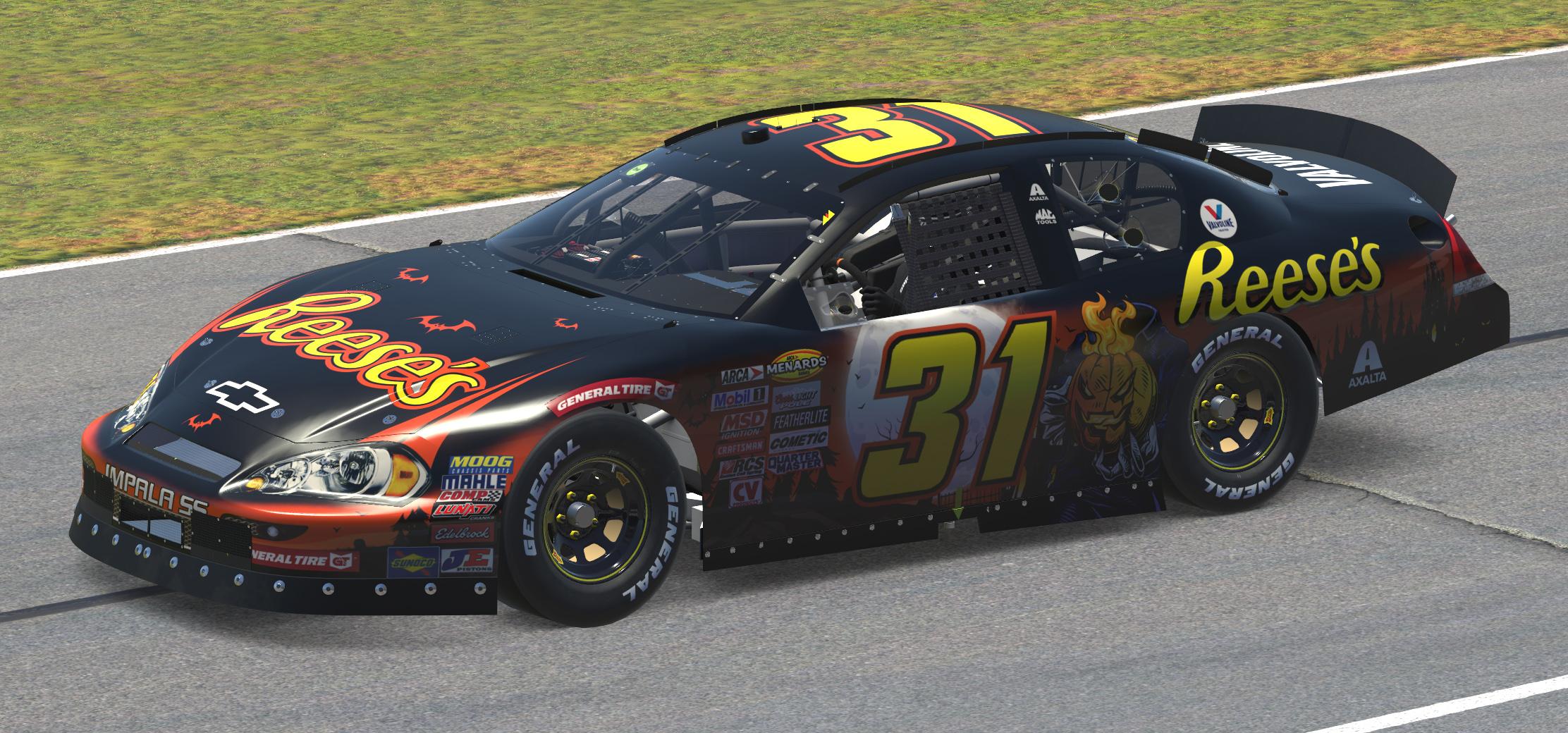 Preview of Halloween 2022 Reeses Headless Horseman ARCA Impala no number by Steve J Cass