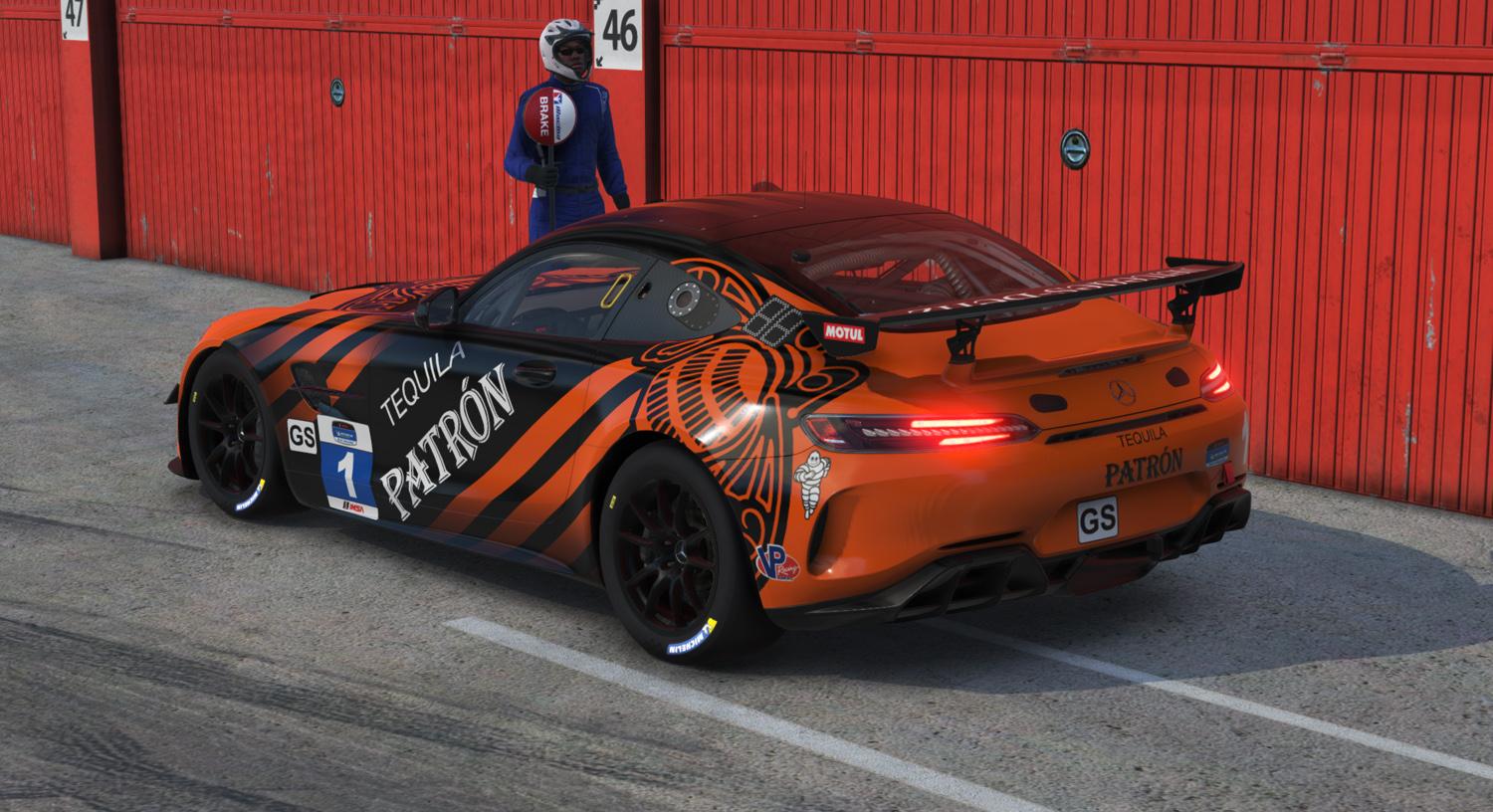 Preview of Patron Orange AMG GT4 by Fredrik Follestad