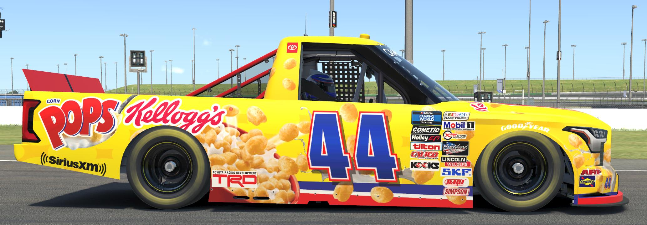 Toyota Tundra Truck 2022 Kelloggs Corn Pops Cereal by Brian J Oshenska