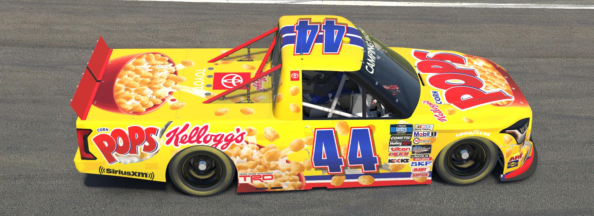 Toyota Tundra Truck 2022 Kelloggs Corn Pops Cereal by Brian J Oshenska