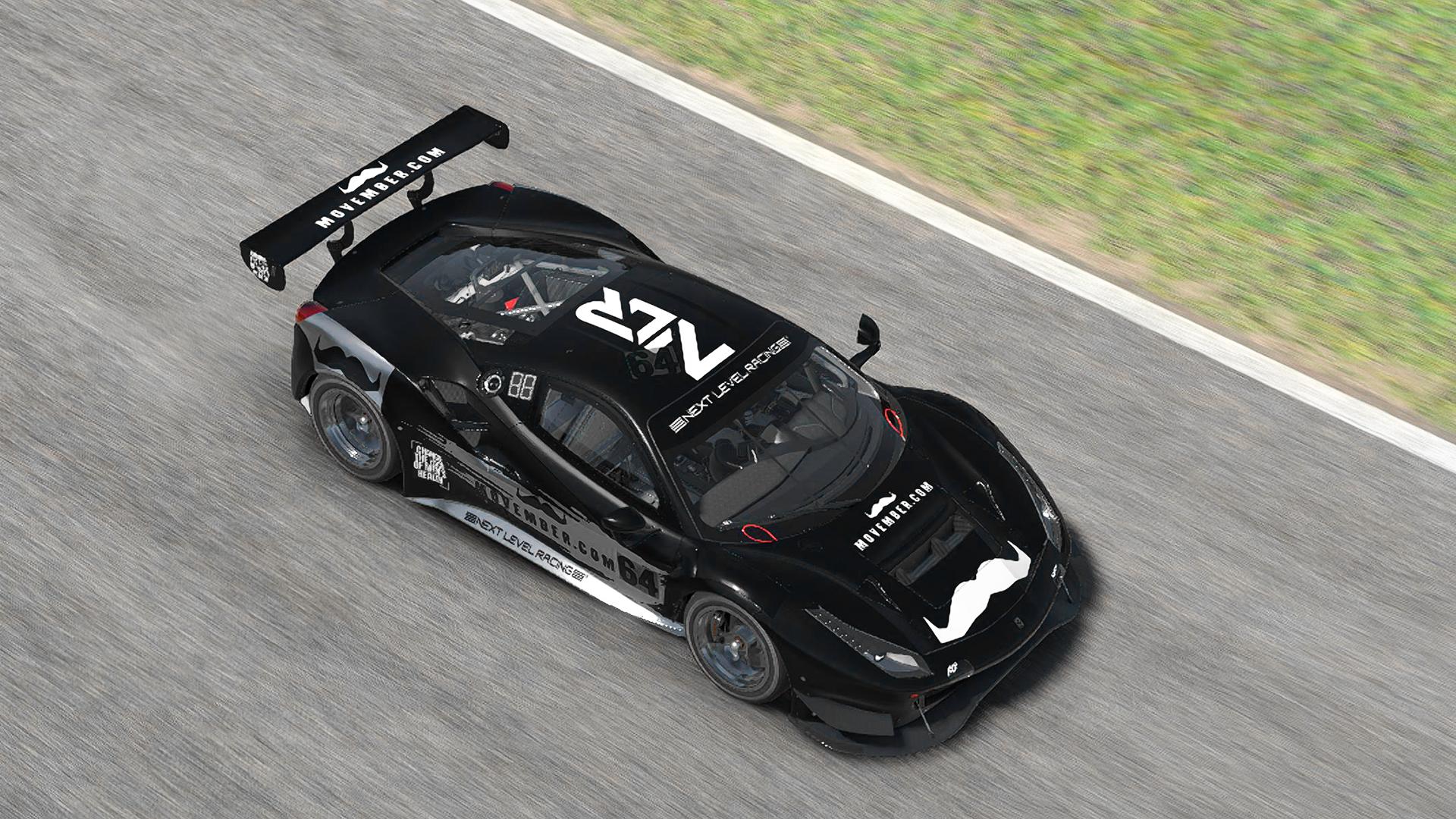Preview of Next Level Racing Movember Ferrari by Brendan Harris