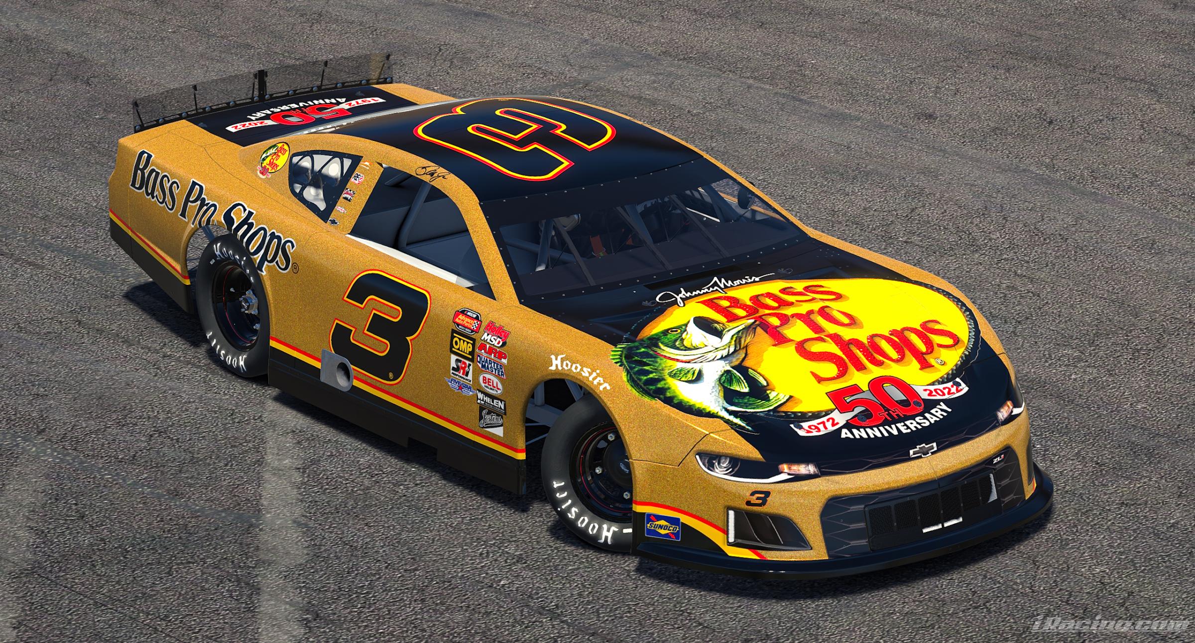 Preview of 2022 Dale Earnhardt Jr Josh Berry Bass Pro Shops Late Model (No #s) by Ryan A Williams