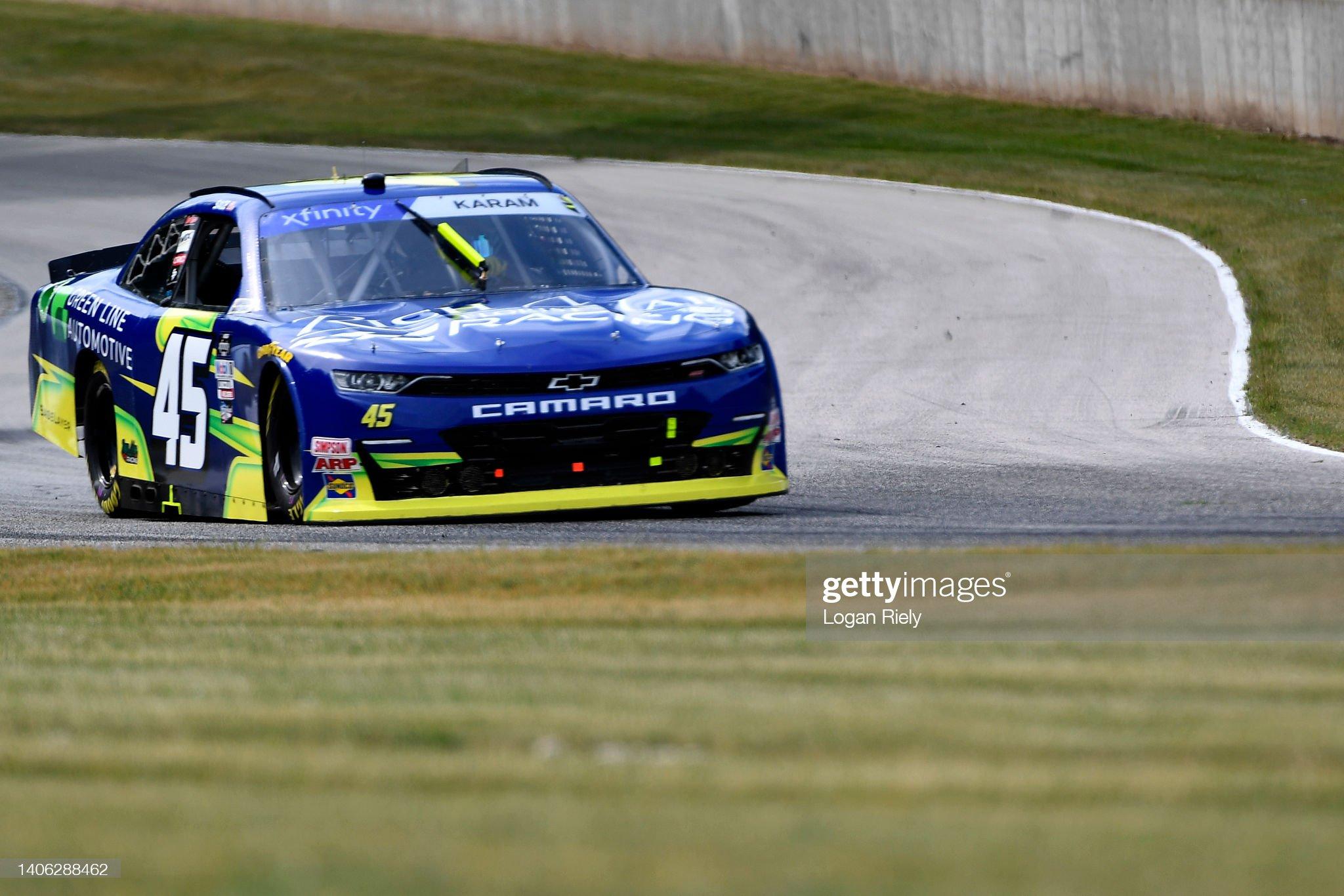 Sage Karam 45 Rich Mar Florist Racing 2022 NASCAR Xfinity Series by