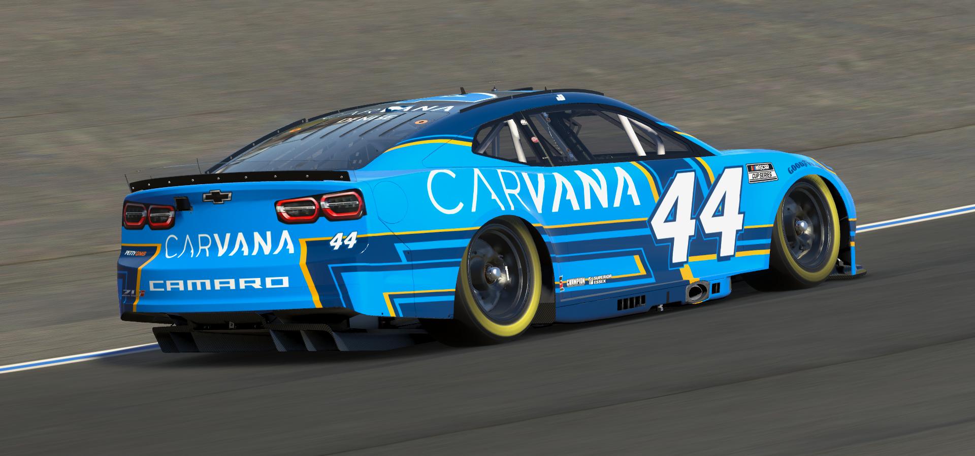 Preview of Jimmie Johnson Carvana Camaro 2023 Concept Numbered by Doug DeNise