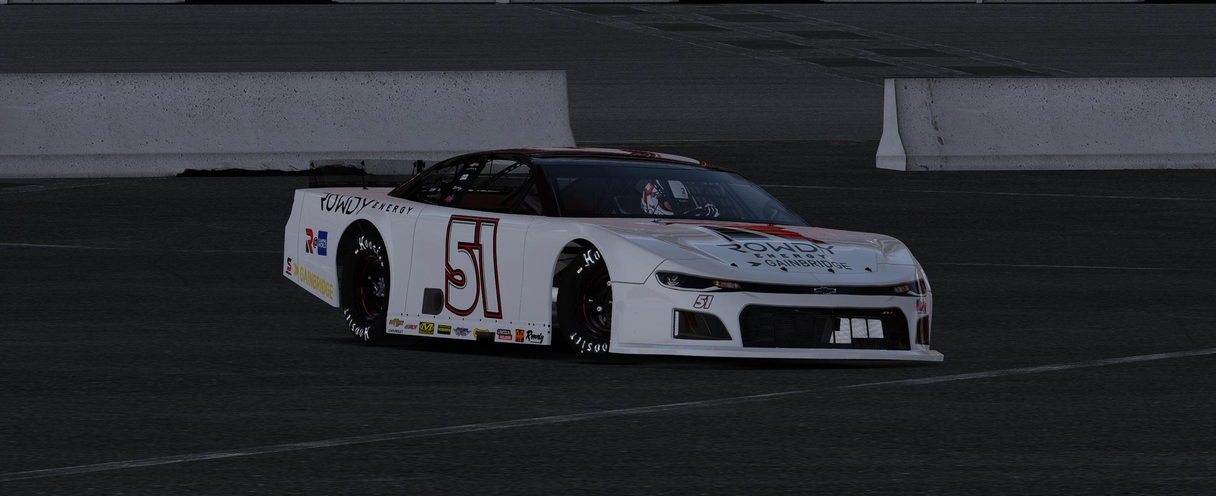 Kyle Busch 51 Rowdy Energy Chevrolet Camaro ZL1 Super Late Model by