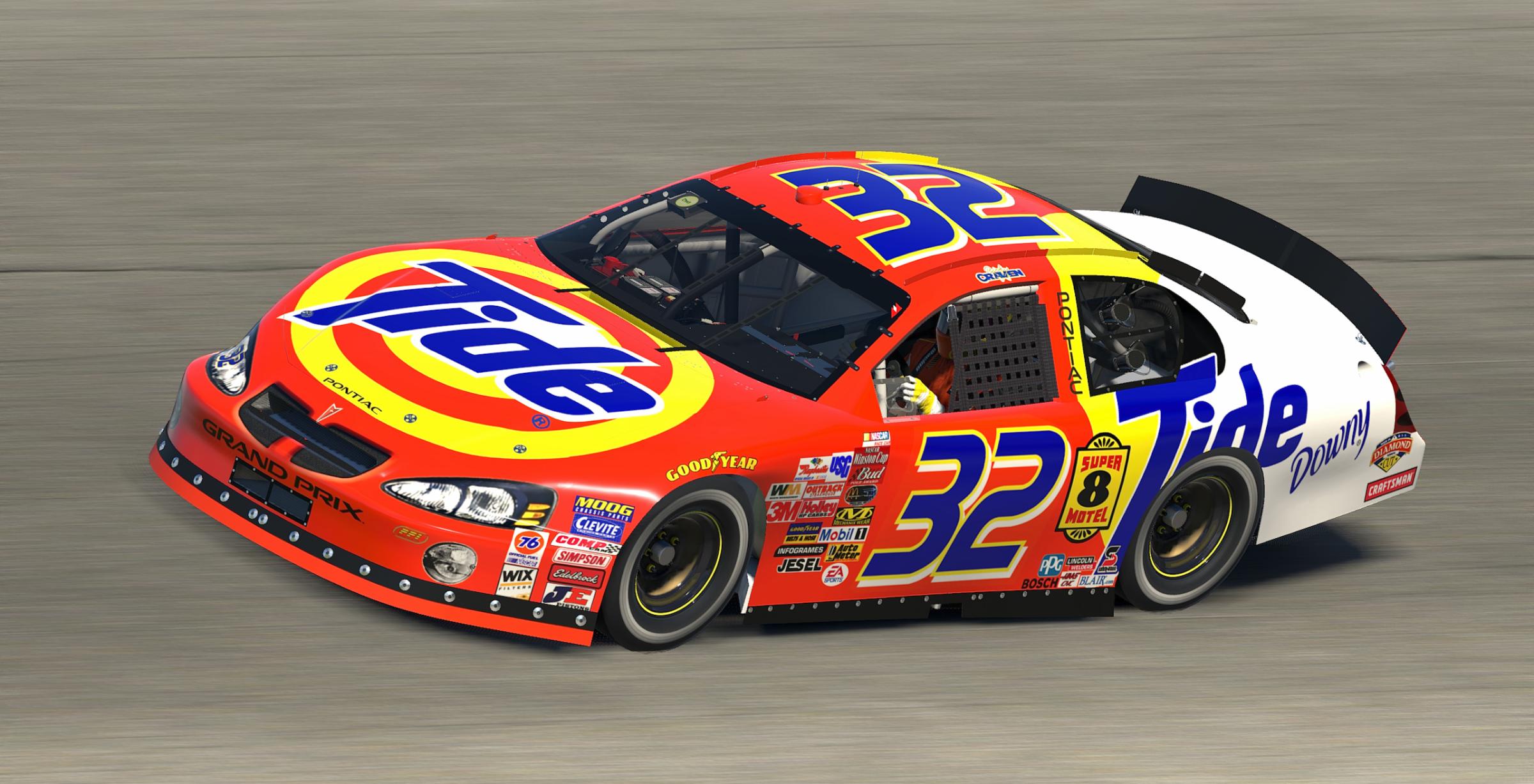 2003 Ricky Craven Tide Downy #32 by Brendan Langlois - Trading Paints