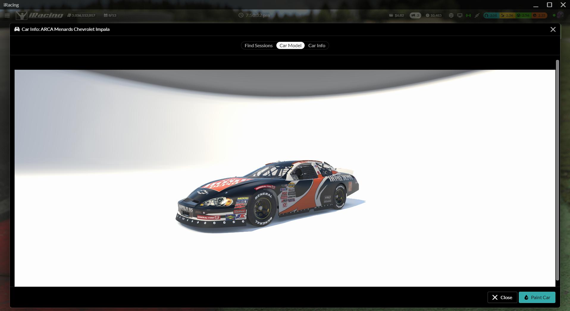 Preview of Tony Stewart 2004 Home Depot Inverted Arca No # by Brandon Y.