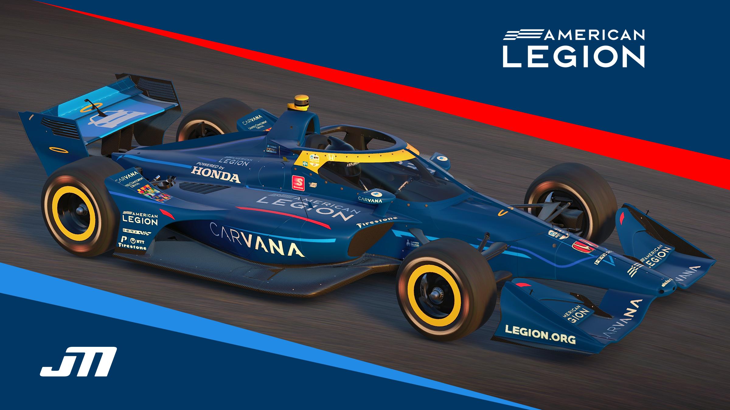 Preview of 2022 Jimmie Johnson Carvana American Legion IndyCar by Jeff McKeand