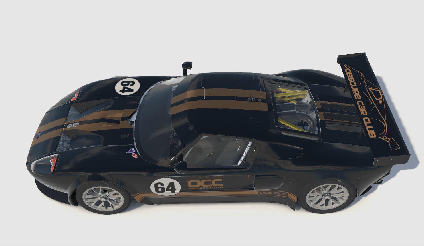 Preview of Obscure Car Club Vintage Le Mans style GT40 Livery by Adam Schnapper
