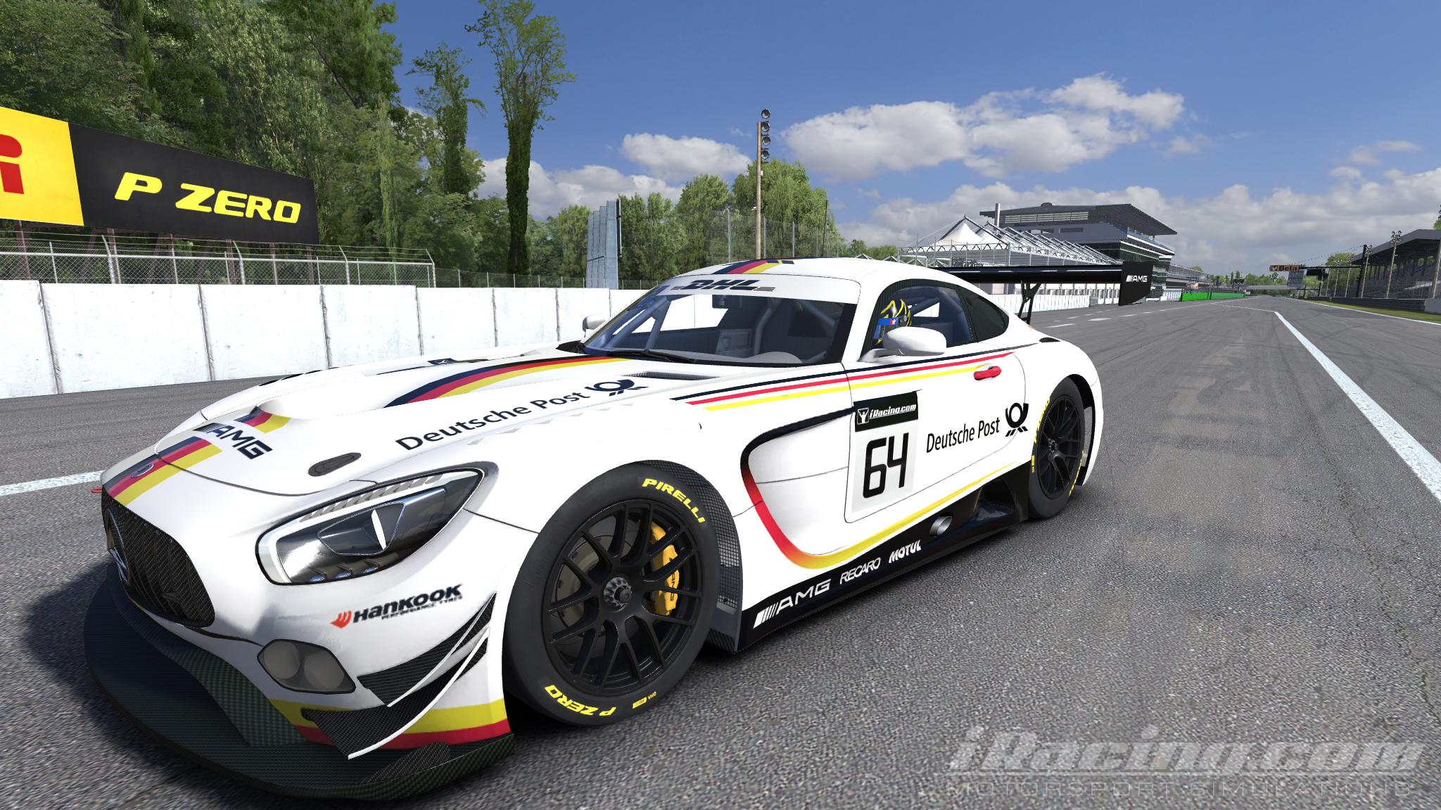 Mercedes Benz Amg Gt3 Deutshe Post Livery By Frank Roffel Trading Paints