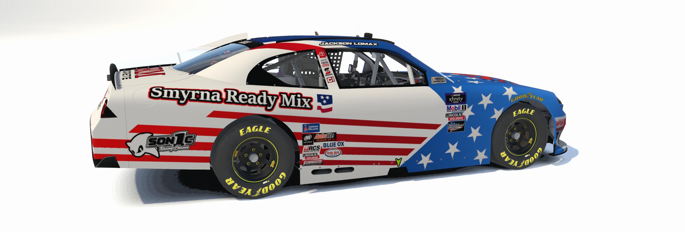 Smyrna Ready Mix Son1c Racing Chassis JL by Nathan C. Trading Paints