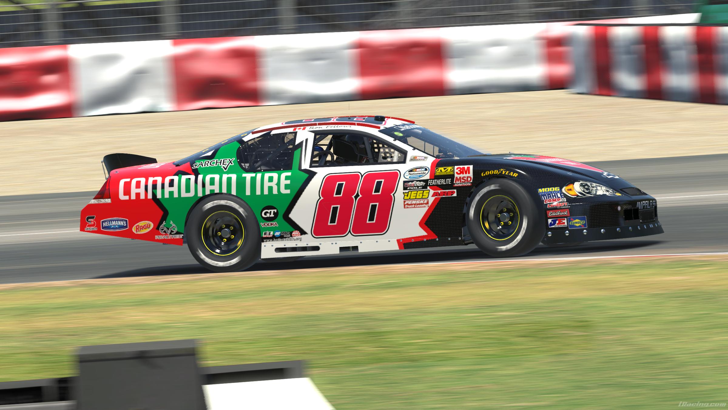 Ron Fellows 2010 Canadian Tire NASCAR Nationwide Series Car Custom