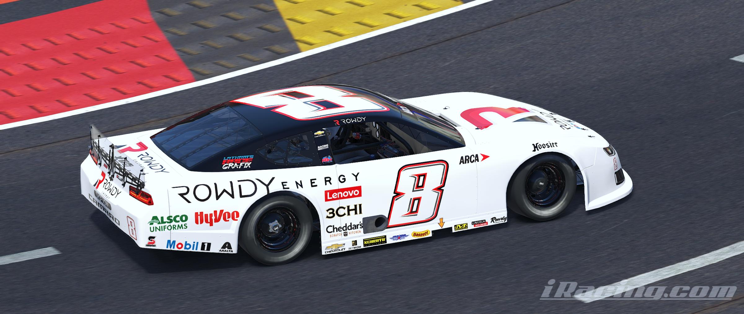 2023 Kyle Busch Rowdy Energy Chevrolet Camaro SS 1LE Super Late Model