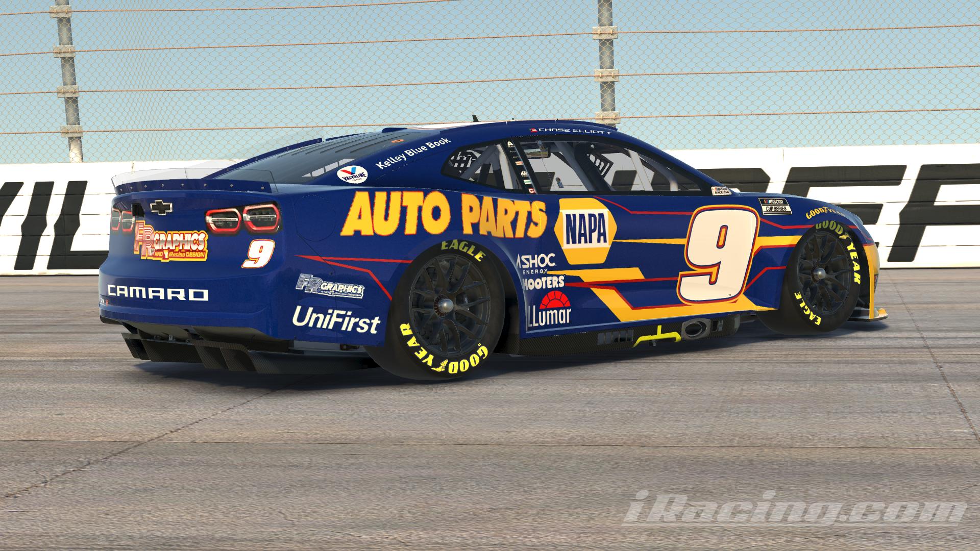 Chase Elliott 2023 NAPA Concept (NO s) by Jason Furqueron Trading Paints