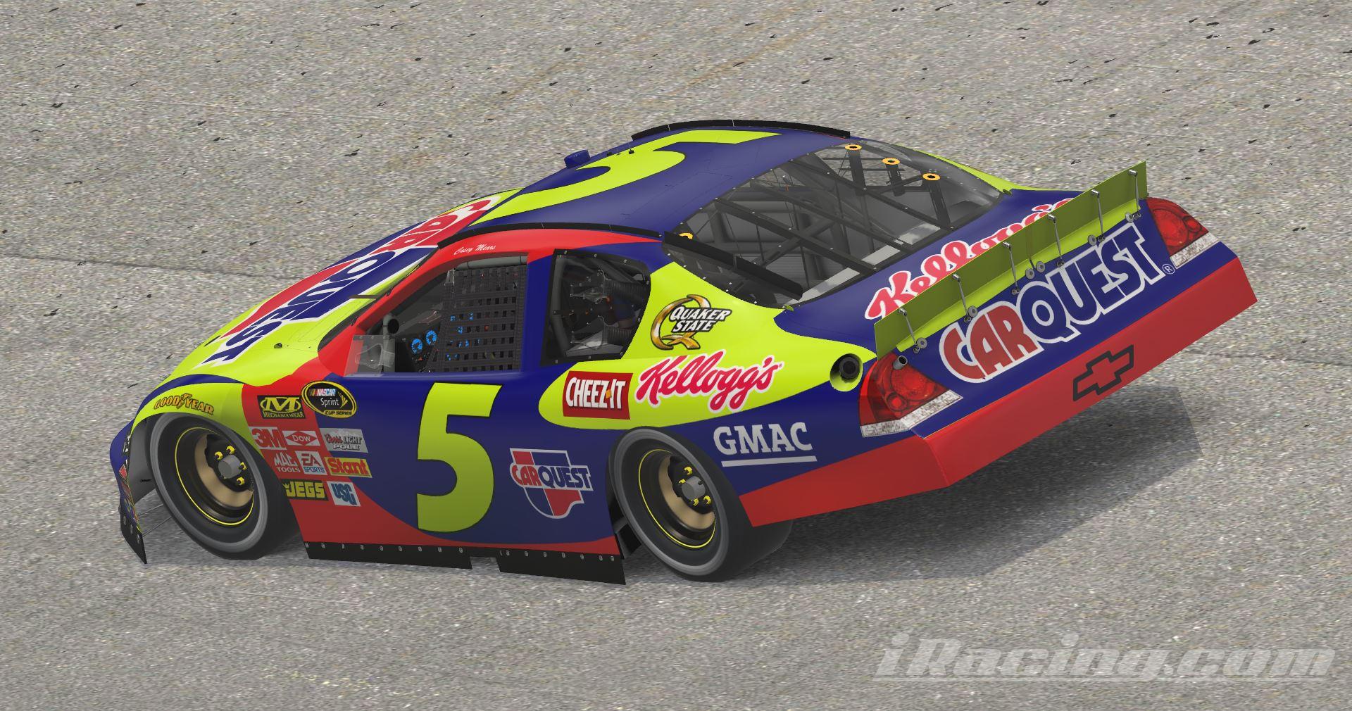 Casey Mears 2008 5 CarQuest Chevy by Brandon Tregembo Trading Paints